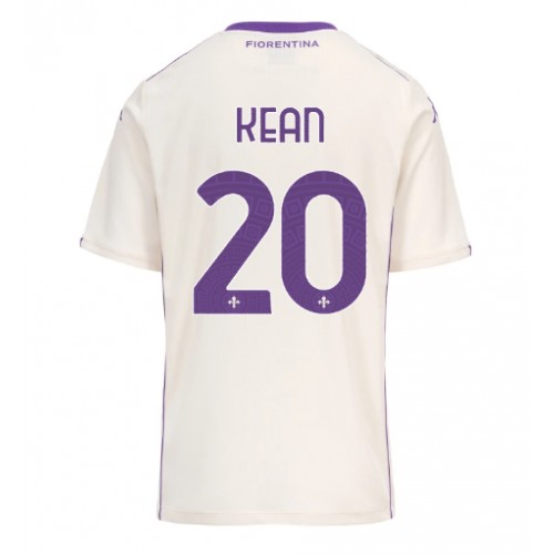 Fiorentina Moise Kean #20 Seconda Maglia 2025-26 Manica Corta Fiorentina Moise Kean #20 Seconda Maglia 2025-26 Manica Corta